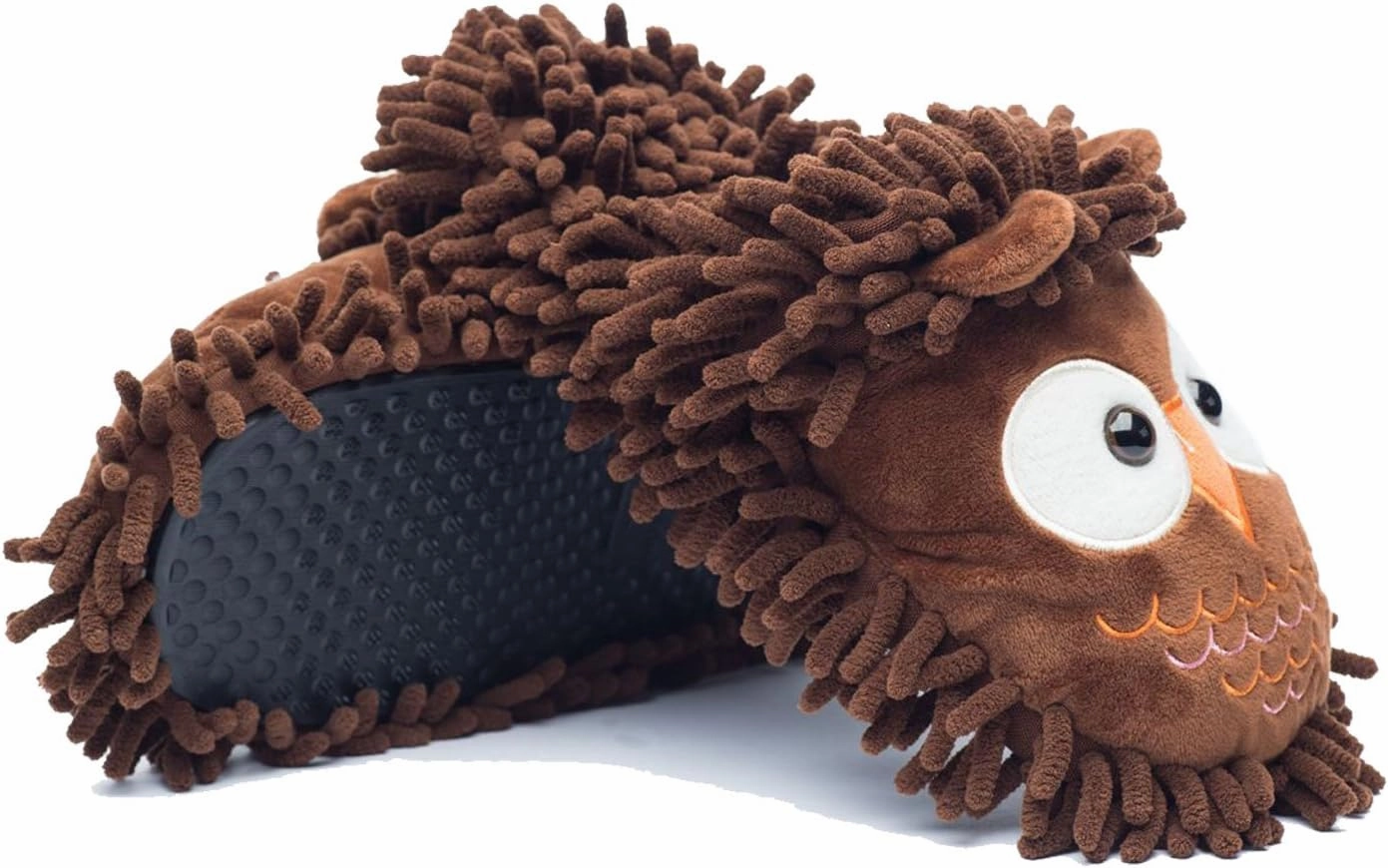 ofoot Womens & Childrens Cute Warm Fuzzy House Slippers Adult Furry Animal Shoes Non Slip Rubber Sole,Monkey Rabbit Koala Fox Owl Cat Lion Bunny Gorilla