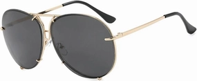 Oversized Sunglasses Men Vintage Gradient Outdoor Shades Women Trendy Multi-color Sun Glasses