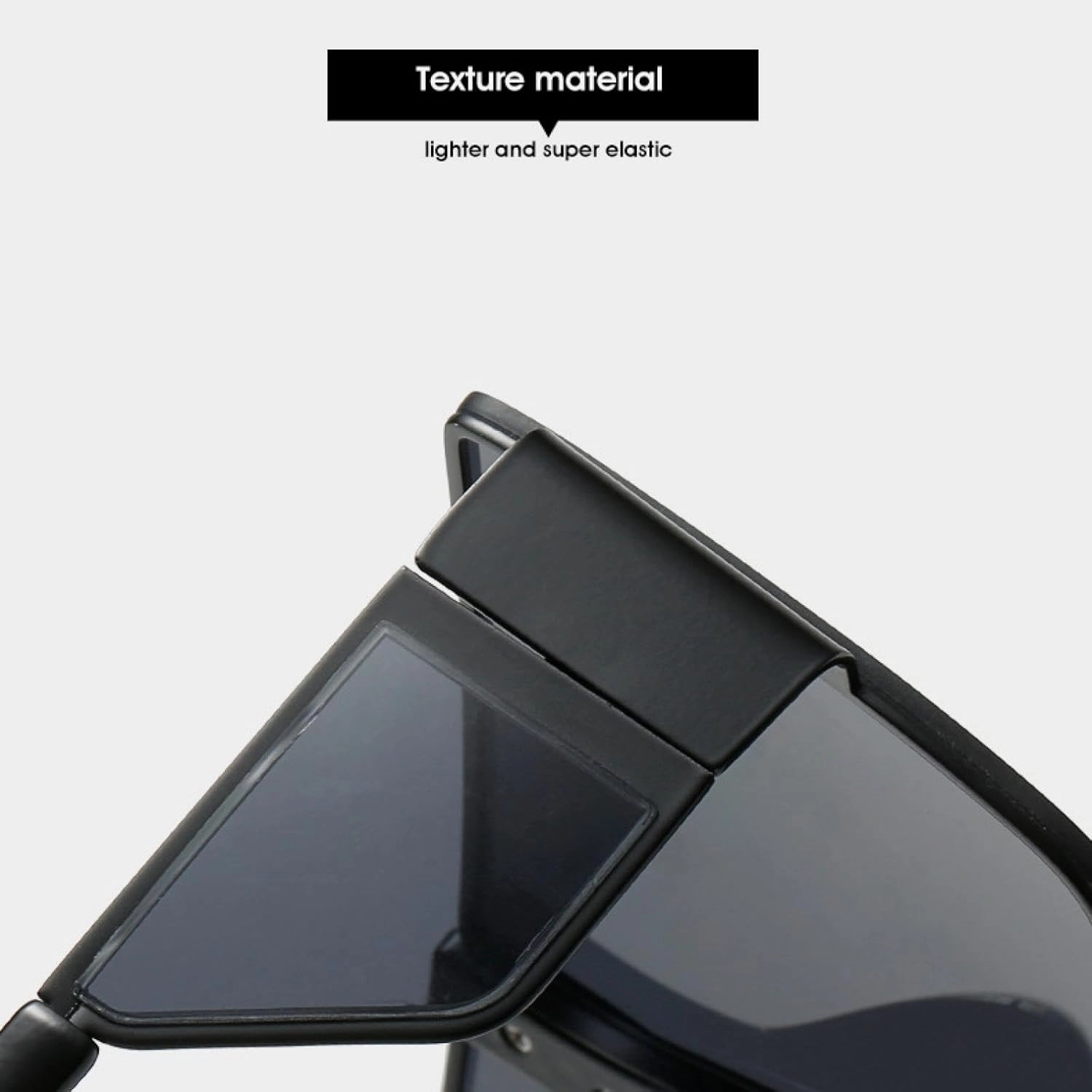 Oversized Sunglasses Women Men Retro Big Frame One Piece Eyewear Fashion Outdoor Driving Shades Uv400