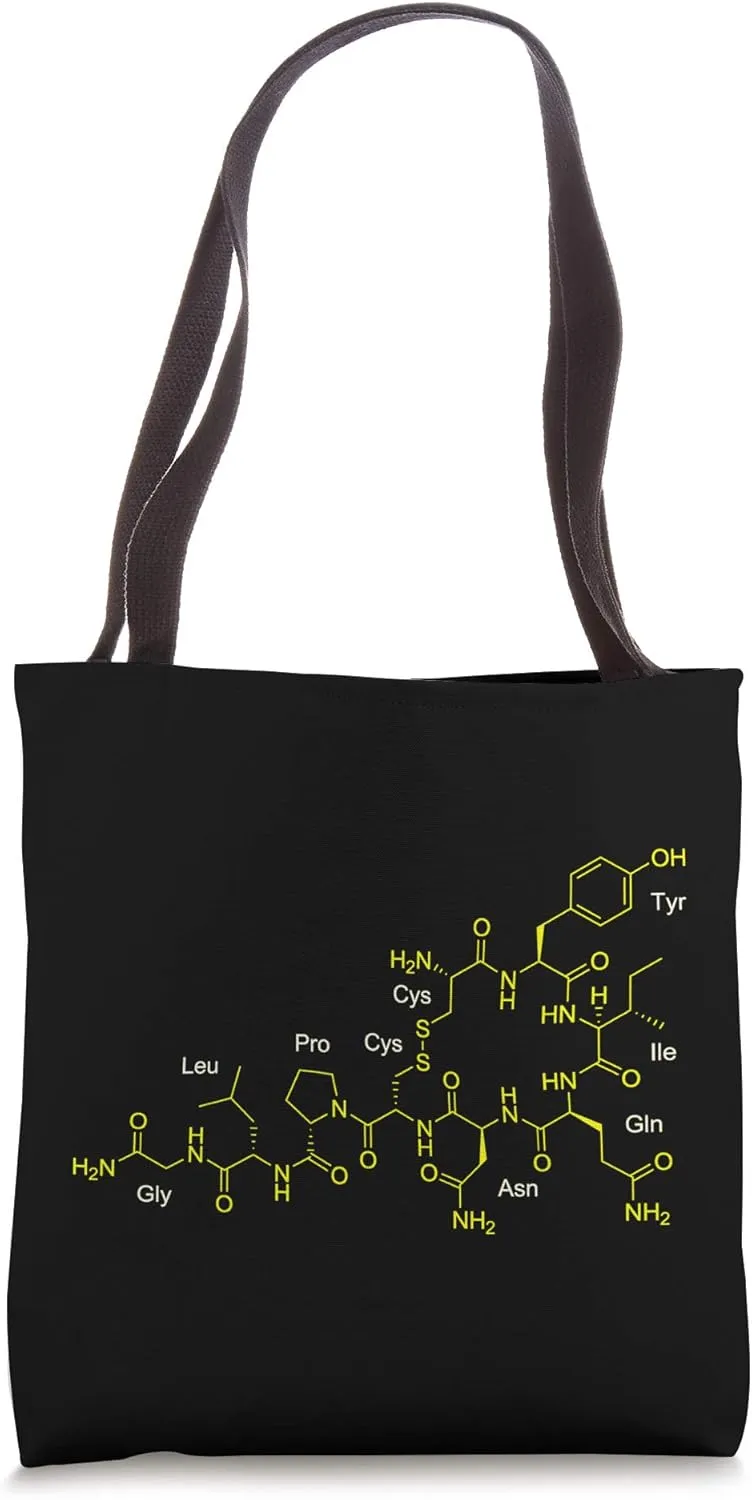 Oxytocin Molecule Love Chemistry teacher Tote Bag