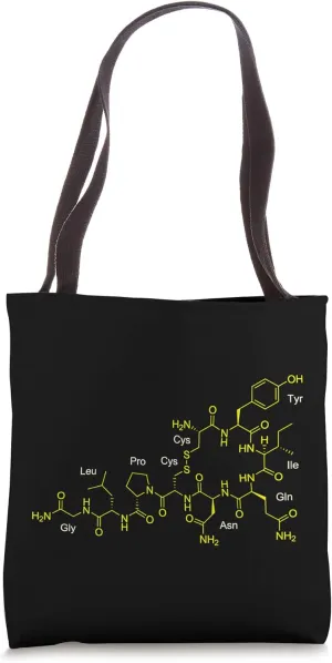 Oxytocin Molecule Love Chemistry teacher Tote Bag