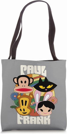 Paul Frank Julius Mika Cat Clancy & Bunny Girl Tote Bag