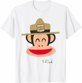 Paul Frank Julius The Monkey Happy Camper Park Ranger Hat T-Shirt