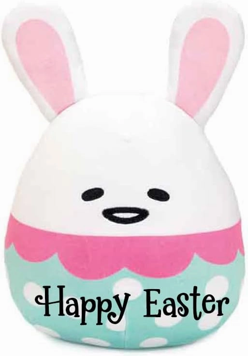 Personalized Gifts Easter Egg Gudetama Plush Toys (White Easter Egg)
