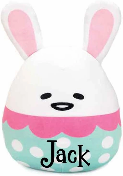 Personalized Gifts Easter Egg Gudetama Plush Toys (White Easter Egg)