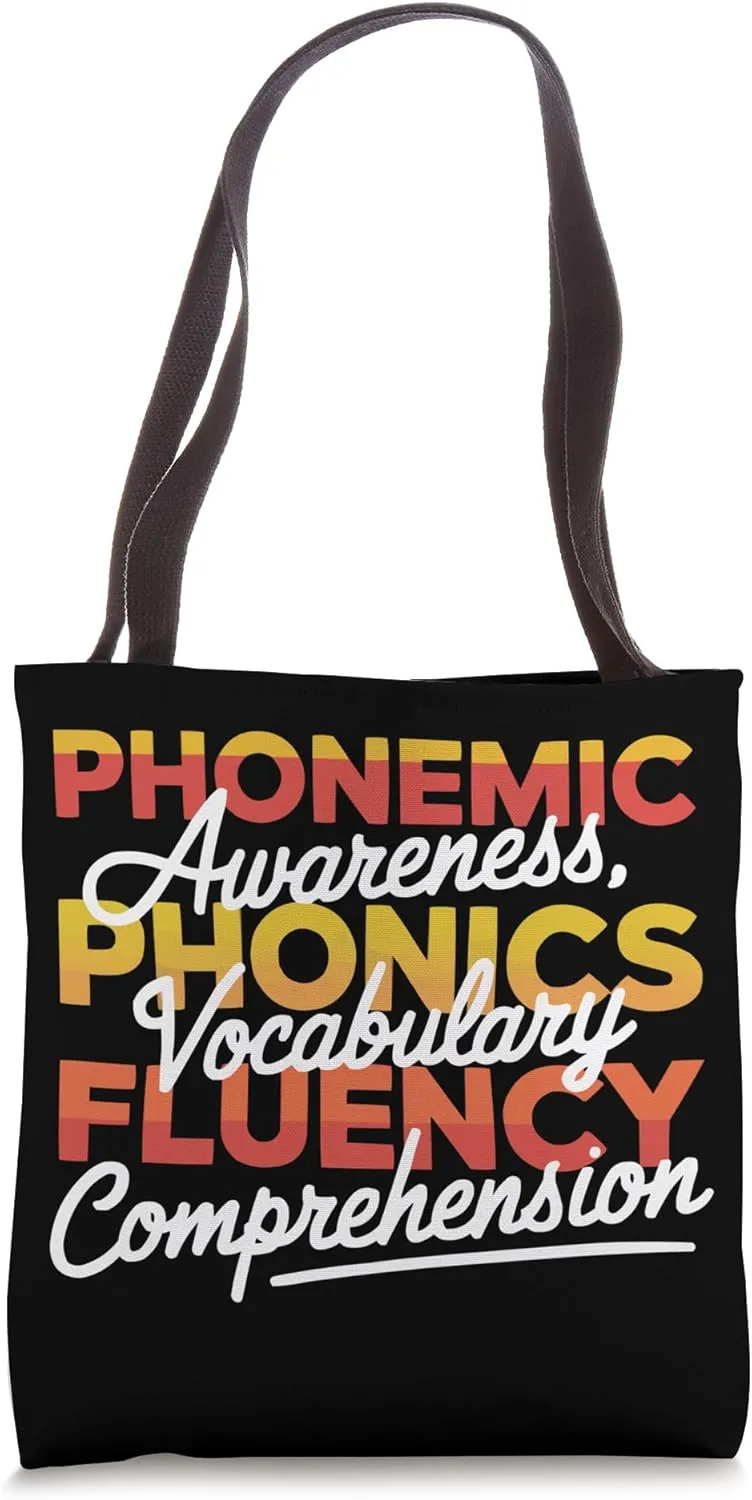 Phonemic Awareness Science Of Reading Comprehension Tote Bag
