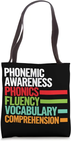 Phonemic Awareness Science Of Reading Comprehension Tote Bag