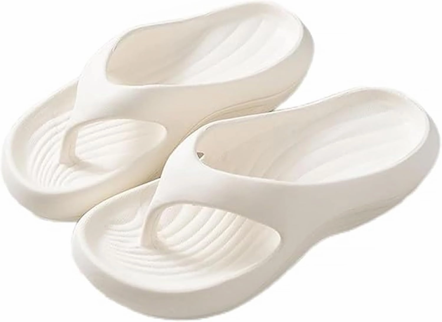 Pillow Arch Support Flip Flops, Plantar Fasciitis Orthopedic Sandals, Lightweight, Cushioning, Shock-Absorbing, Men & Women