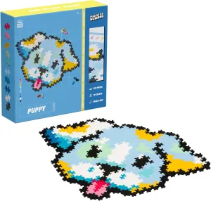 Plus-Plus - Puzzle by Number - Puppy - 500 Pieces - Building Blocks, Building, Developing Toys for Kids, STEM, STEAM, Produced in Denmark