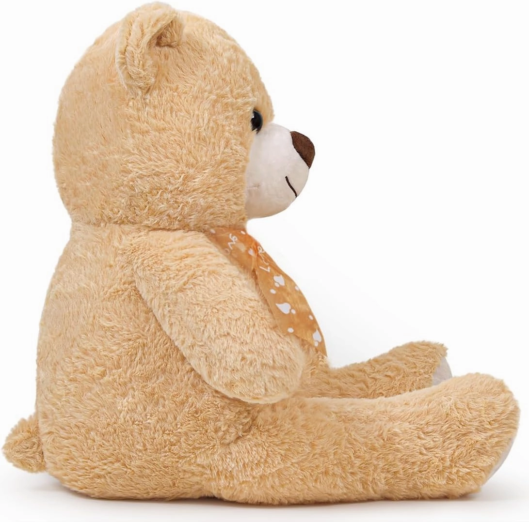 Plush Toy Teddy Bear Cute Stuffed Animal Bear Doll Gift for Girlfriend on Birthday, (Brown,60cm/23.6in)