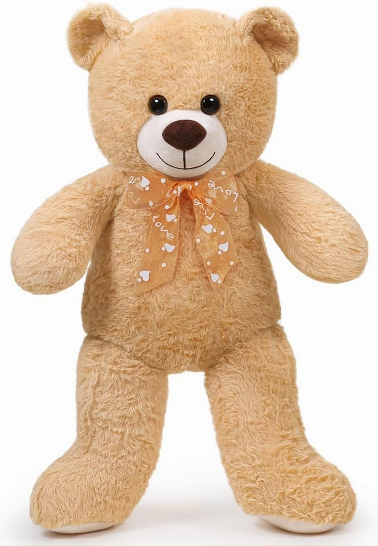 Plush Toy Teddy Bear Cute Stuffed Animal Bear Doll Gift for Girlfriend on Birthday, (Brown,60cm/23.6in)