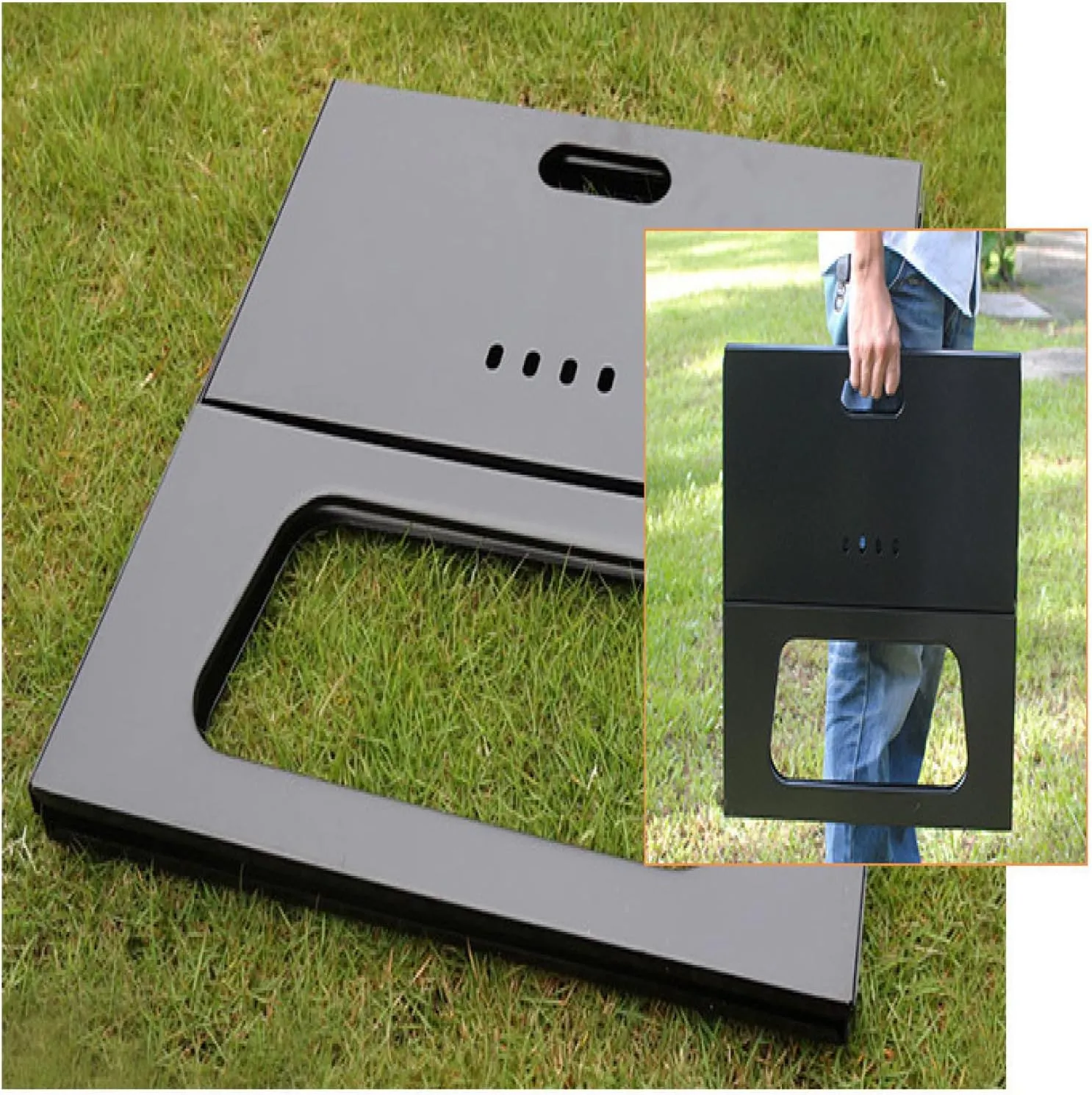 Portable barbecue grills
