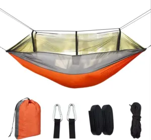 Portable Hammock Outdoor Camping Hammock Anti-Mosquito Camping Mesh Hammock