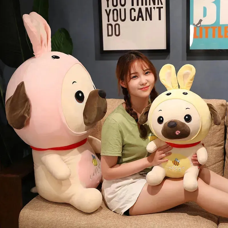 Pug Bunny Doll Plushie (30 cm)