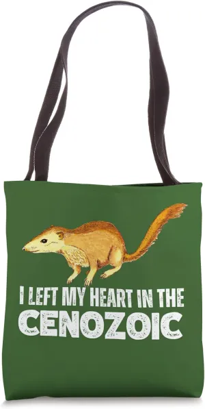 Purgatorius I Left My Heart In The Cenozoic Paleontology Tote Bag