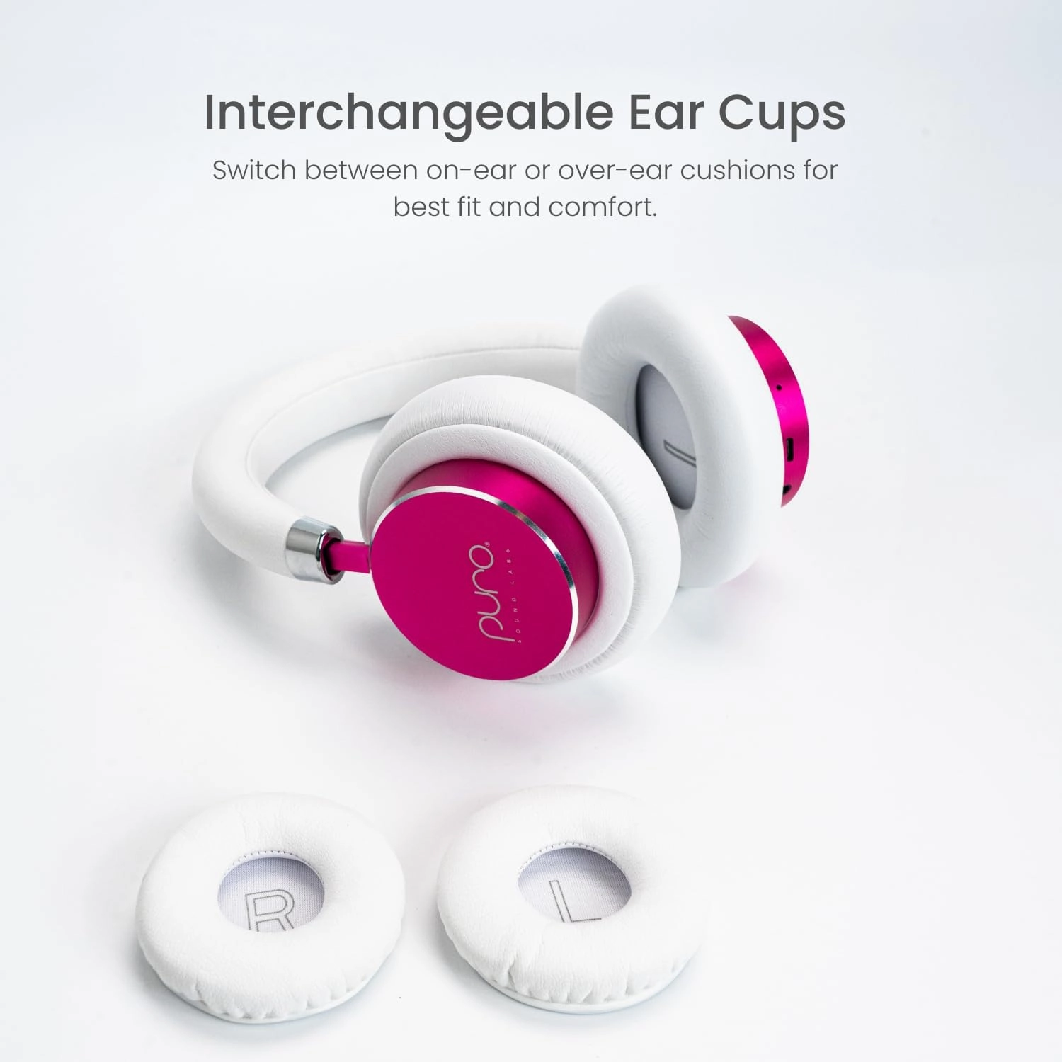 Puro Sound Labs BT2200s Plus Volume Limited Kids’ Bluetooth Headphones (Pink)