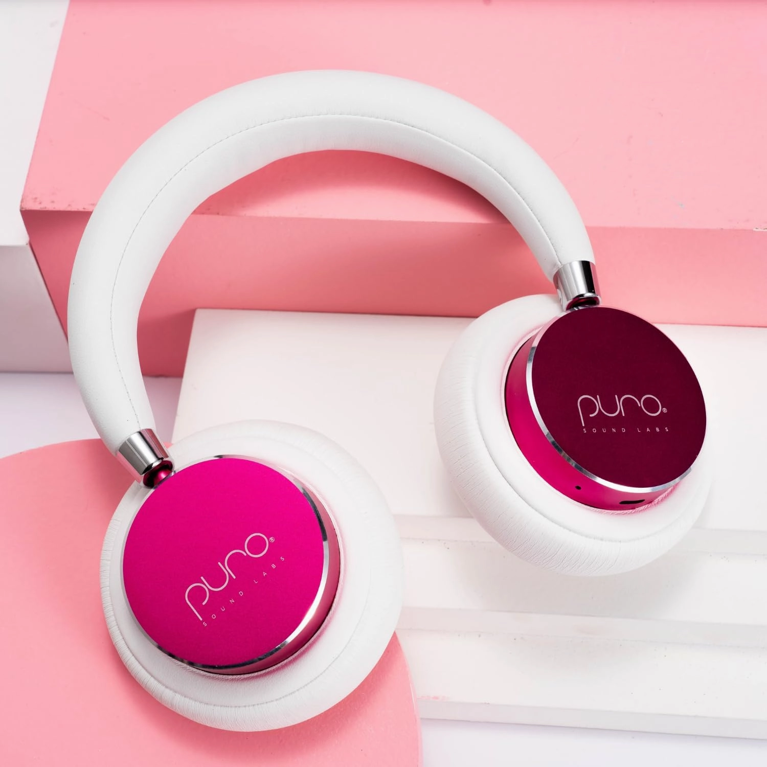 Puro Sound Labs BT2200s Plus Volume Limited Kids’ Bluetooth Headphones (Pink)