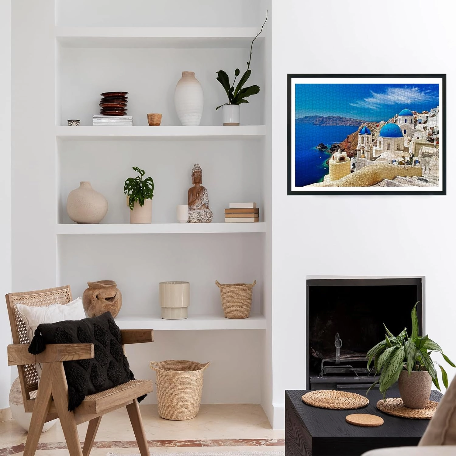 Puzzles for Adults 1000 Pieces Jigsaw Puzzles for Kids Challenging Game Toys Puzzle for Parents, Friends, Lovers and Children, Aegean Sea 27" x 20"