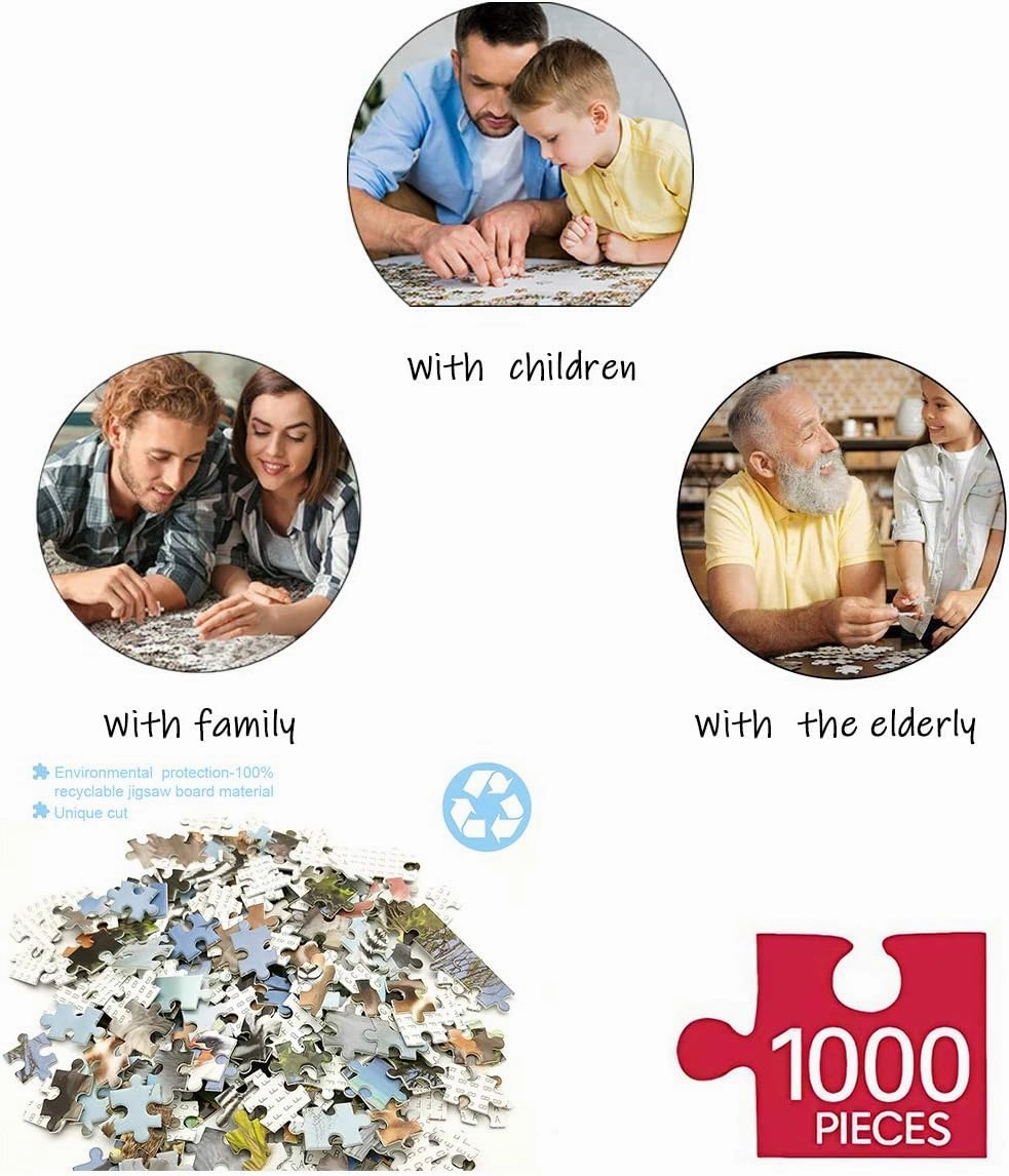 Puzzles for Adults 1000 Pieces Jigsaw Puzzles for Kids Challenging Game Toys Puzzle for Parents, Friends, Lovers and Children, Aegean Sea 27" x 20"