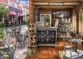 Ravensburger Quaint Café 1000-Piece Jigsaw Puzzle – Perfectly Interlocking Unique Pieces | Vibrant Matte Finish | Ideal for Adults and Kids Aged 12 and Up | FSC Certified