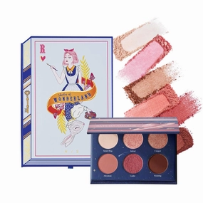 READY TO SHINE Enchanting Voyage Duo Saturn Voyage Mini Travel Eyeshadow Palette & Shades of Wonderland Blush and Eyeshadow Palette