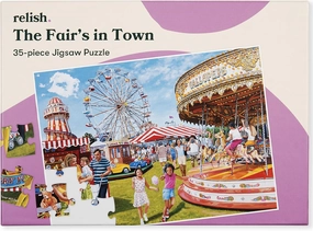 Relish Dementia Puzzles for Adults, 35 Piece The Fair's in Town Jigsaw Puzzle, Alzheimerís Products and Activities
