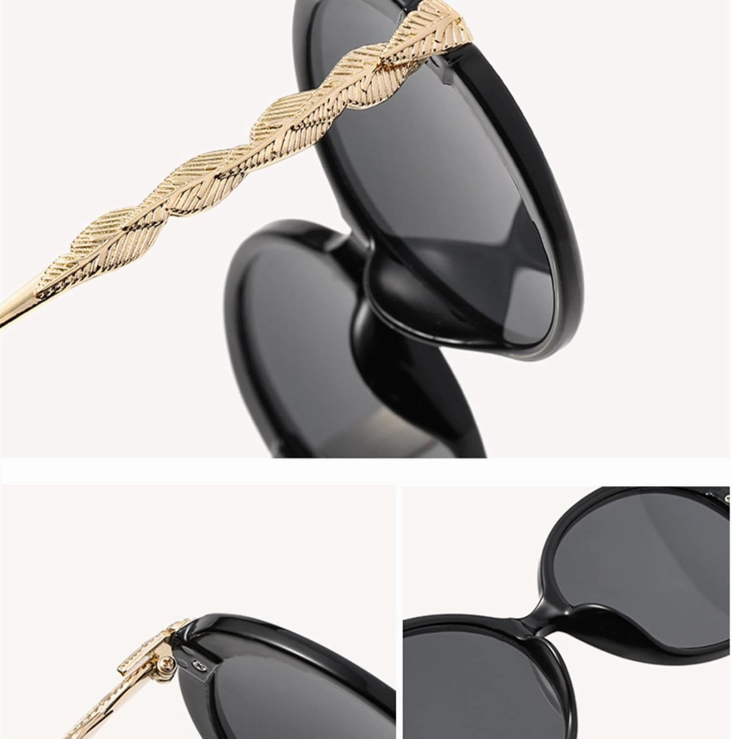 Retro Large Frame Metal Circular Sunglasses Women Men Fashion Luxury Outdoor Travel Sun Glasses Uv400