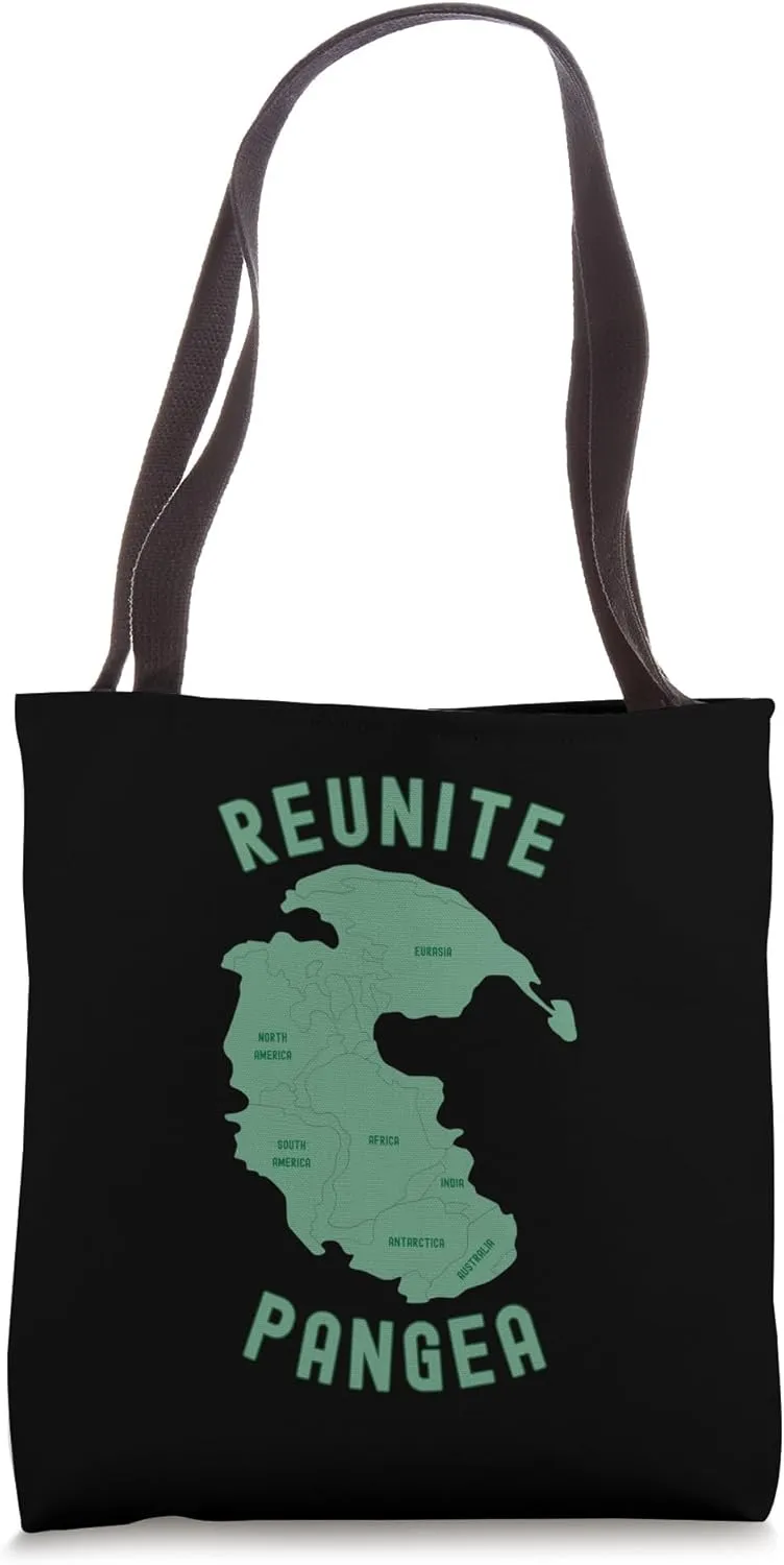 Reunite Pangea Supercontinent Geologist Funny Geology Tote Bag
