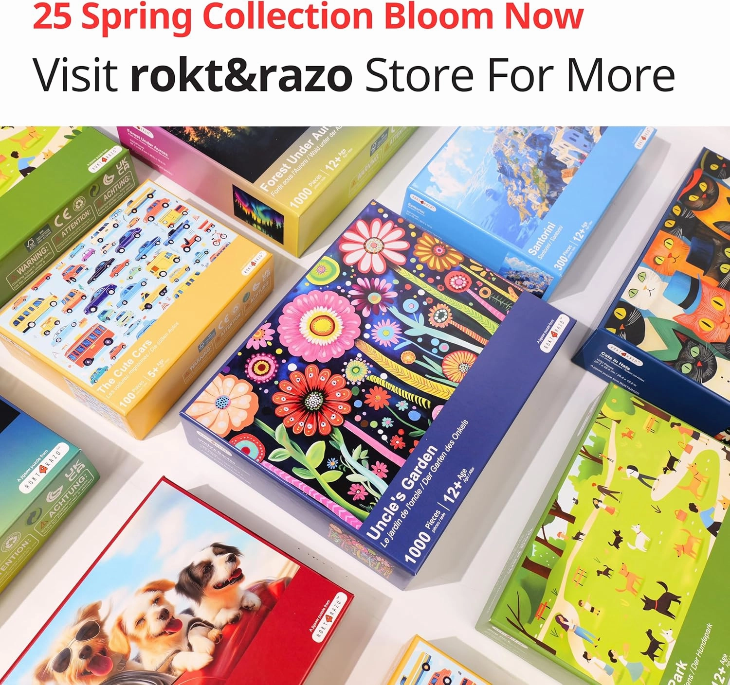 rokt&razo Venice's Gondoli, 500 Pieces Jigsaw Puzzles, Kids & Adults, Europe Puzzles, Family Game Nights, Finish Size 20.5 * 15.0in