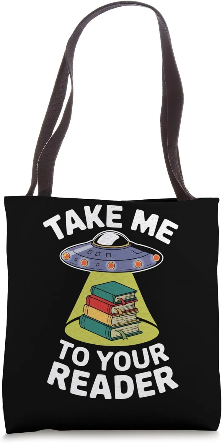 Science Fiction Sci Fi Alien Astronaut Extraterrestrial UFO Tote Bag
