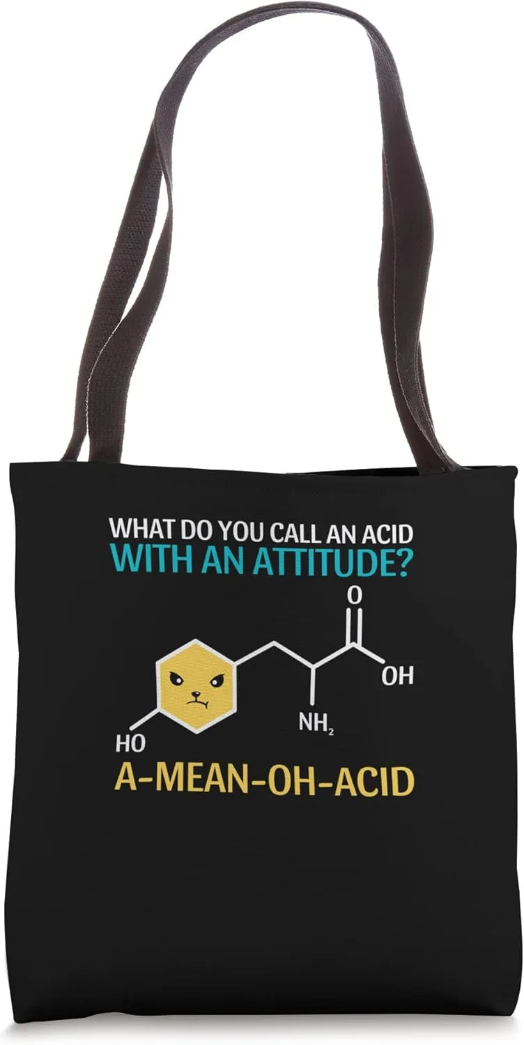 Science, Stem Acid With Attitude Stem Students Apparel Tote Bag