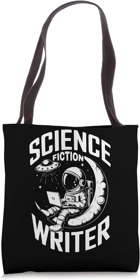 Science Fiction Sci Fi Alien Astronaut Extraterrestrial UFO Tote Bag