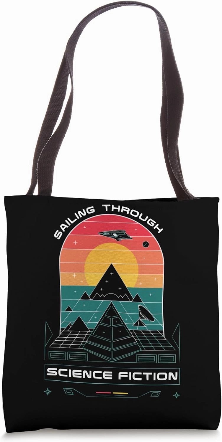 Science Fiction Sci Fi Alien Astronaut Extraterrestrial UFO Tote Bag