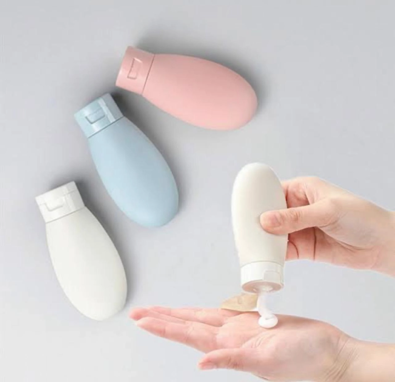 Set Of 3 Travel Refillable Bottle