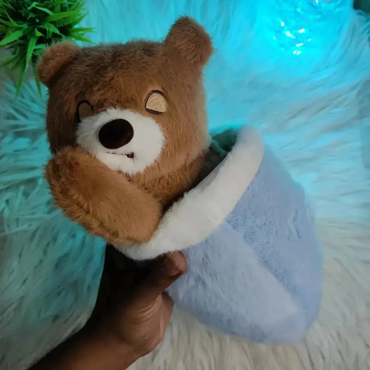 Sleepy Snuggles Breathing Teddy Bear