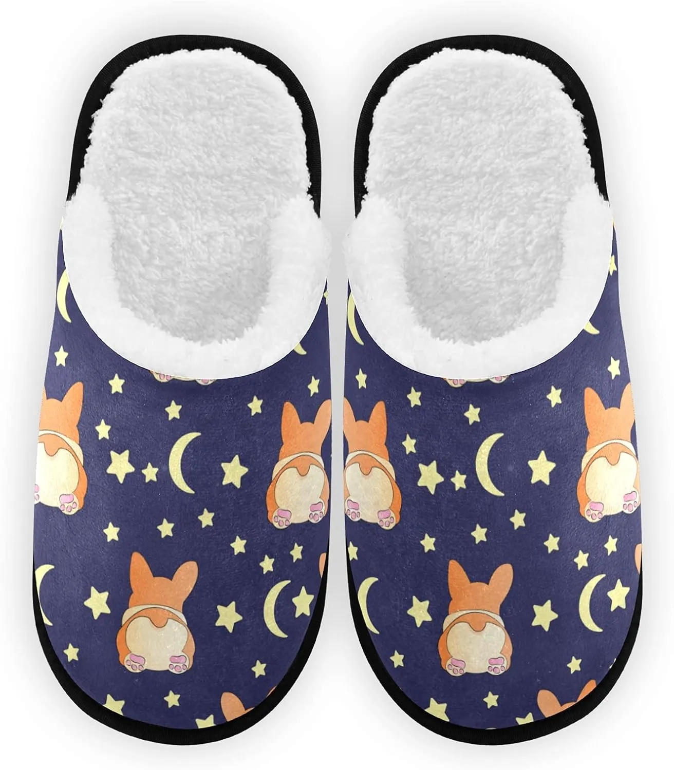 Slippers Soft Memory Foam Non-Slip Indoor House Slippers Home Shoes for Bedroom Hotel Travel Spa