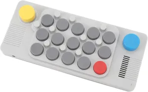 Small Keyboard Gel Piano Toys with 3.5 Mm Headphones Plug, Easy to Use for Children, Gray