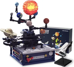 Solar System Building Sets,Astronomical Science Educational Building Blocks Sets,Kid's Brain-Inspired STEM Space Toys for 8  Kids Christmas Birthday Gifts (775 Pieces)