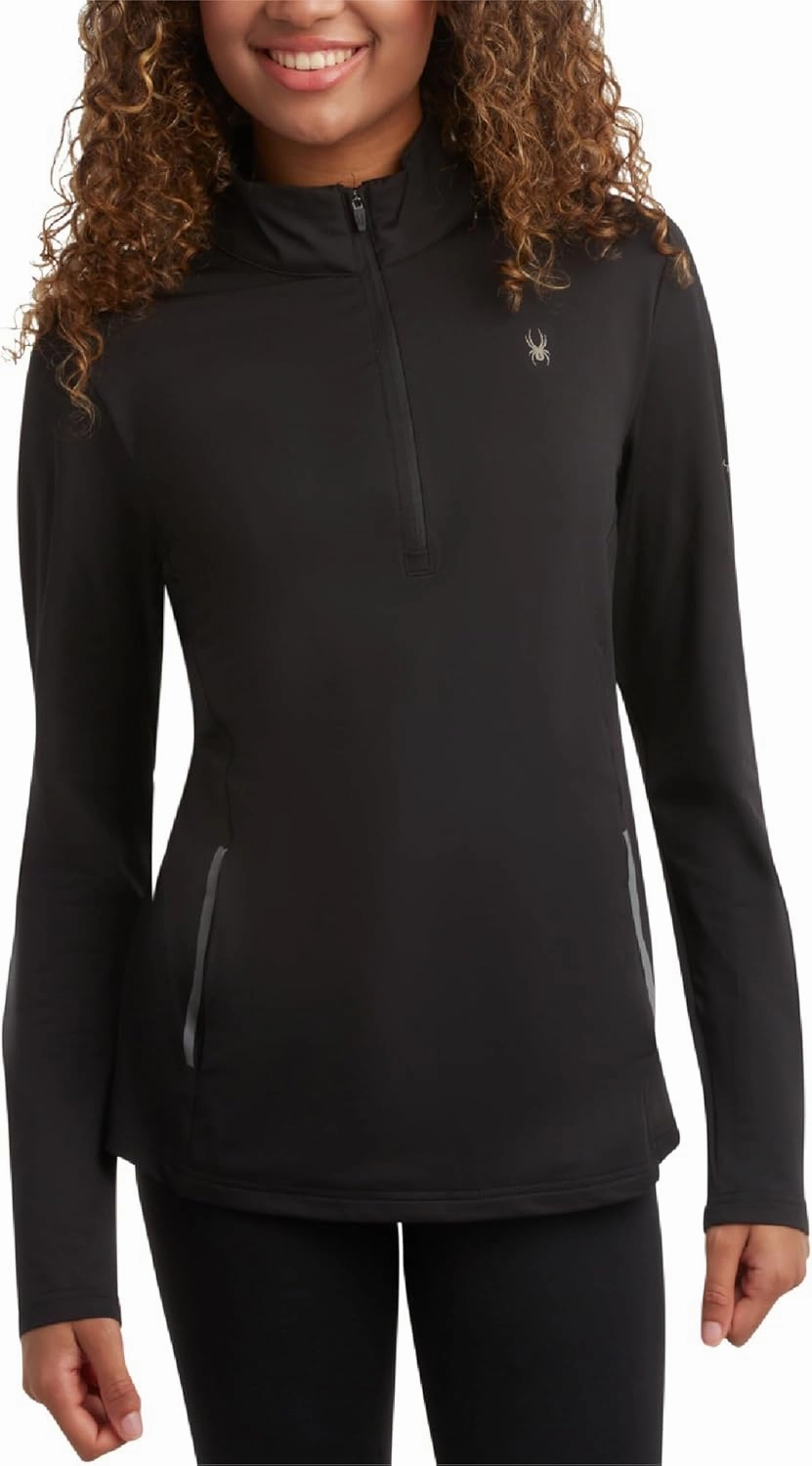 Spyder Women’s Active Sweatshirt - Lightweight Long Sleeve Quarter Zip Knit Pullover for Running, Hiking and Workout (S-XL)