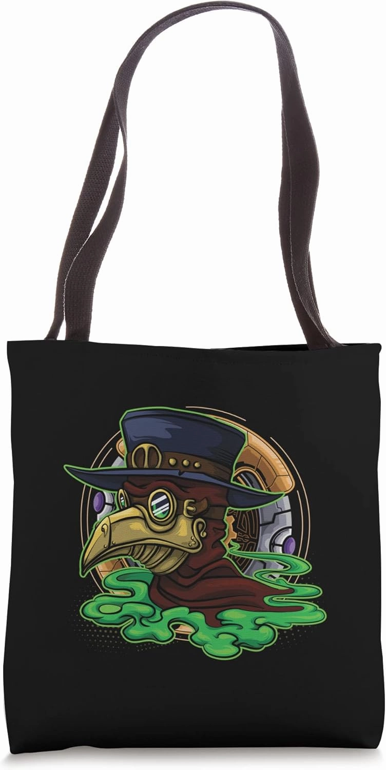 Steampunk | Science Fiction | Plague Doctor Tote Bag