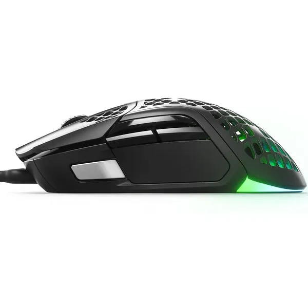 SteelSeries Aerox 5 Wired Wired Ultra Lightweight Super-Fast Mouse with AquaBarrier™ - Black