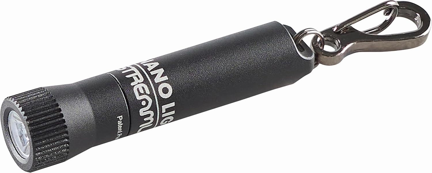 Streamlight 73020 Nano Light II 20-Lumens Miniature Keychain LED Flashlight with AAAA Alkaline Battery, Black