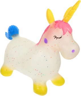Stylish Inflatable Bouncing Animal for Adorable Unicorn Hopping for Indoor and for Balance Development and Coordination Skills