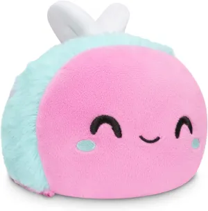 TeeTurtle - The Original Reversible Bee Plushie - Transgender Pride - Cute Sensory Fidget Stuffed Animals That Show Your Mood!
