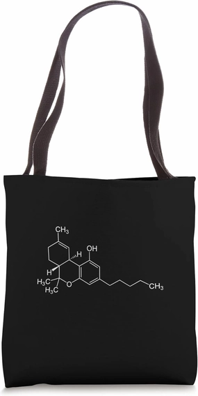 THC Molecule Science Chemistry Tote Bag