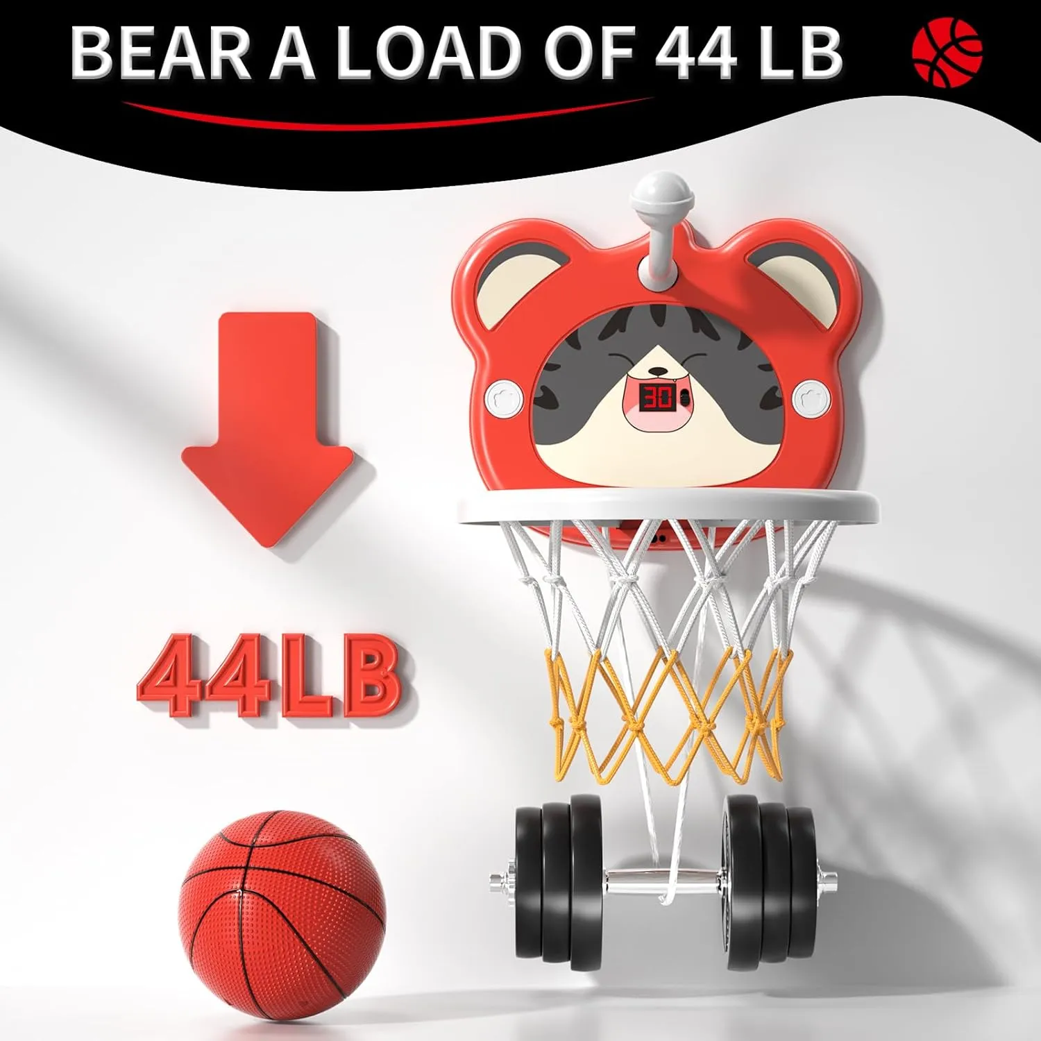 Toddler Basketball Hoop Indoor Toys Gifts for 3 4 5 Year Old Boys Kids, Indoor Mini Scoring Basketball Hoop for Toddler Kids Boys Ages 3-5 4-6, Ideal 3 4 5 6 Years Old Birthday Gifts