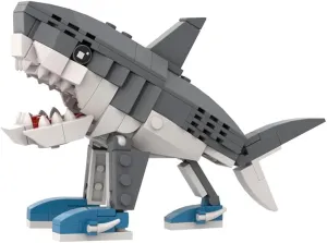 Tralalero-Tralala Building Blocks Set Desk Decor Shark in Sneakers Meme Building Blocks Figurines Viral Brainrot Collectible Gifts