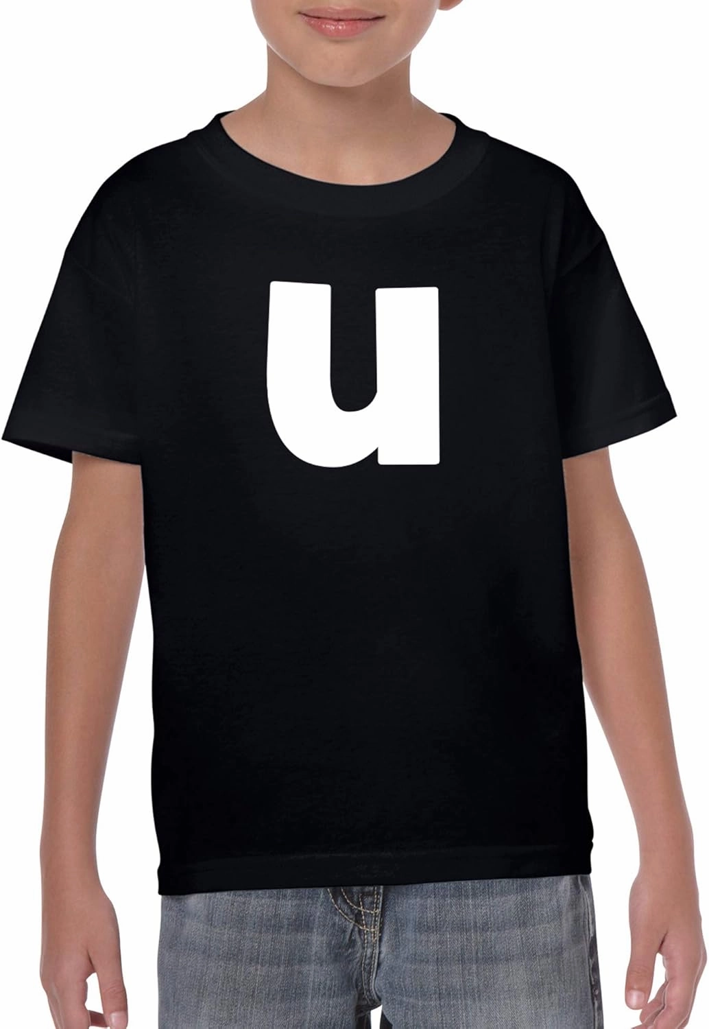 UGP Campus Apparel Lowercase Kids Alphabet Letter Initials Youth T Shirt