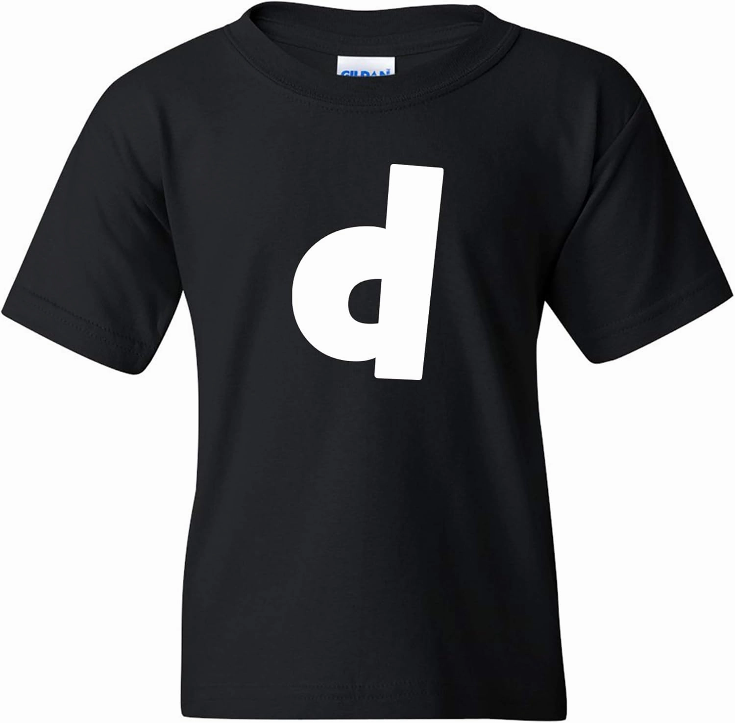 UGP Campus Apparel Lowercase Kids Alphabet Letter Initials Youth T Shirt