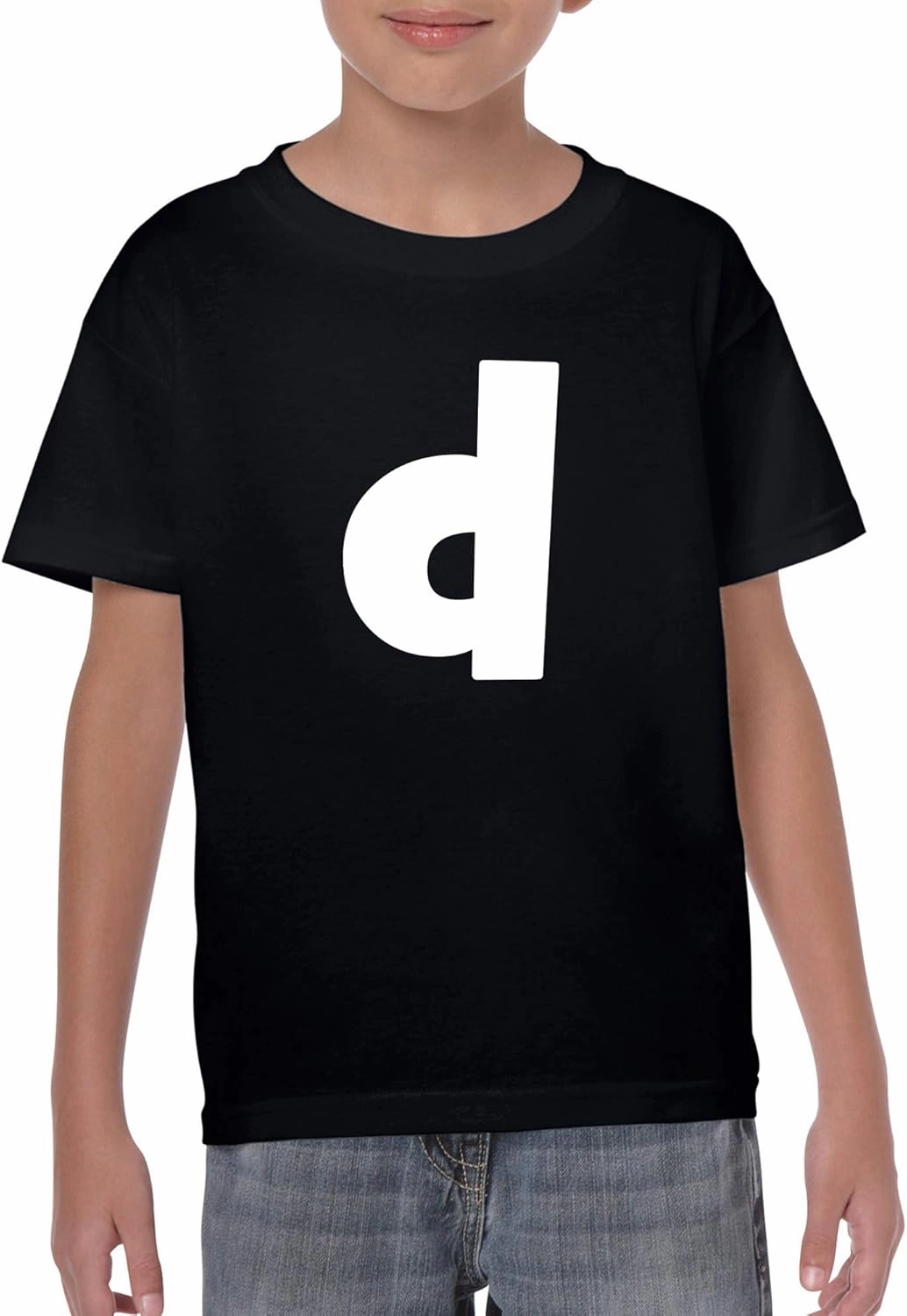 UGP Campus Apparel Lowercase Kids Alphabet Letter Initials Youth T Shirt